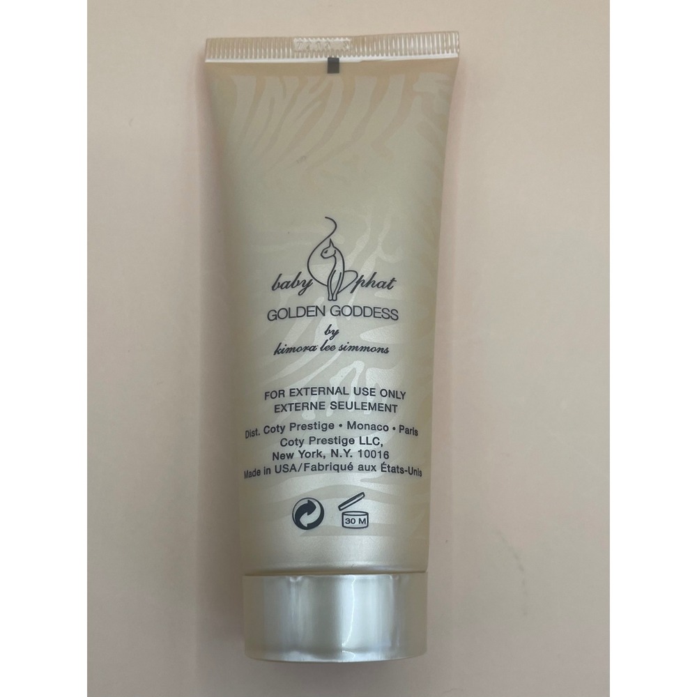Baby Phat Golden Goddess Shimmering Body Lotion Kimora Lee Simmons 2.5oz Vintage - Picture 3 of 5